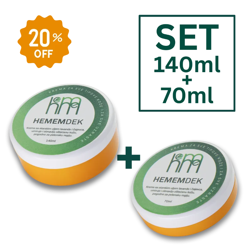 Hememdek set 140ml + 70ml